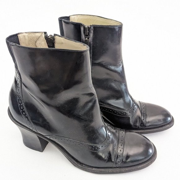 🖤 Kenneth Cole Zip Up Heeled Booties - Size 8.5 - Picture 2 of 10